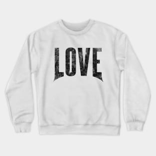 Love Heavy Style Lettering Crewneck Sweatshirt